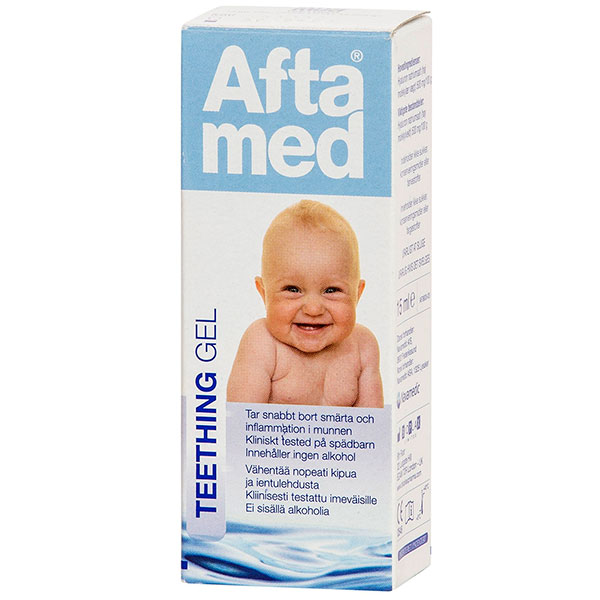 Гель при появлении зубов у младенцев TEETHING GEL 15 мл Aftamed Гель при появлении зубов у младенцев TEETHING GEL 15 мл Aftamed