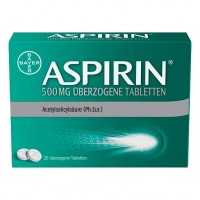 Таблетки Аспирина ASPIRIN 500 mg überzogene Tabletten 20 шт Bayer Таблетки Аспирина ASPIRIN 500 mg überzogene Tabletten 20 шт Bayer