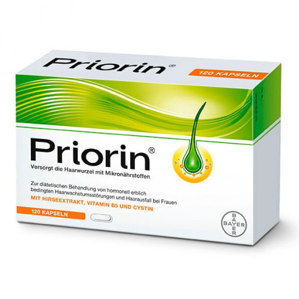 Витамины для роста волос PRIORIN Neu Kapseln 120 капсул Bayer Витамины для роста волос PRIORIN Neu Kapseln 120 капсул Bayer