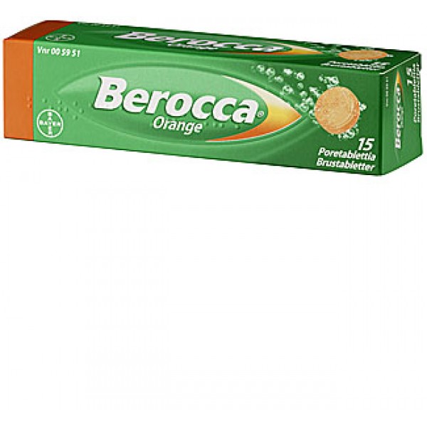 Шипучие таблетки В комплекса Berocco Orange 15 шт Bayer Шипучие таблетки В комплекса Berocco Orange 15 шт Bayer