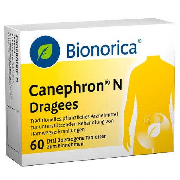 Препарат от цистита CANEPHRON N Dragees 60 шт Bionorica Препарат от цистита CANEPHRON N Dragees 60 шт Bionorica