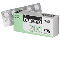 Таблетки жаропонижающие и болеутоляющие Burana 200 мг покрытые оболочкой 30 шт. Burana Таблетки жаропонижающие и болеутоляющие Burana 200 мг покрытые оболочкой 30 шт. Burana