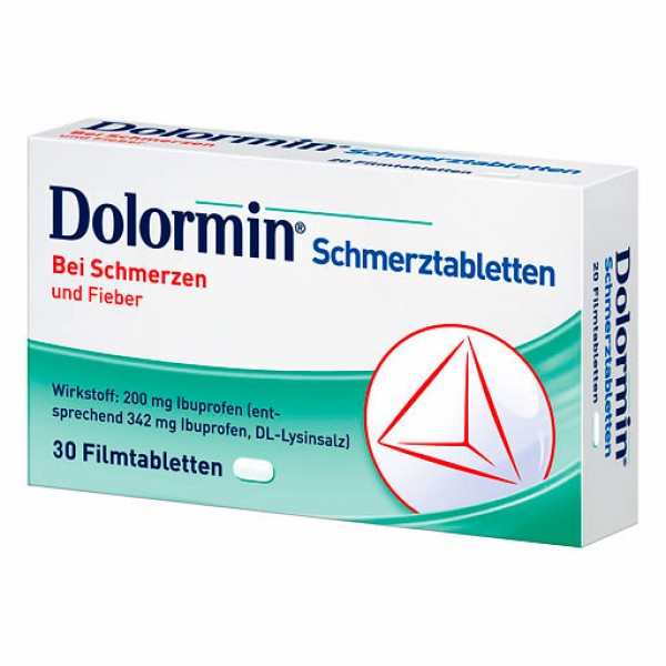 Средство от боли DOLORMIN Filmtabletten 30 таблеток Dolormin Средство от боли DOLORMIN Filmtabletten 30 таблеток Dolormin