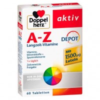 Таблетки мультивитамин DOPPELHERZ A-Z Depot Tabletten 60 шт DoppelHerz