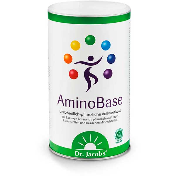 Порошок комплексный заменитель пищи на растительной основе AMINOBASE Dr.Jacob's Pulver 345 гр Dr.Jacobs Порошок комплексный заменитель пищи на растительной основе AMINOBASE Dr.Jacob's Pulver 345 гр Dr.Jacobs