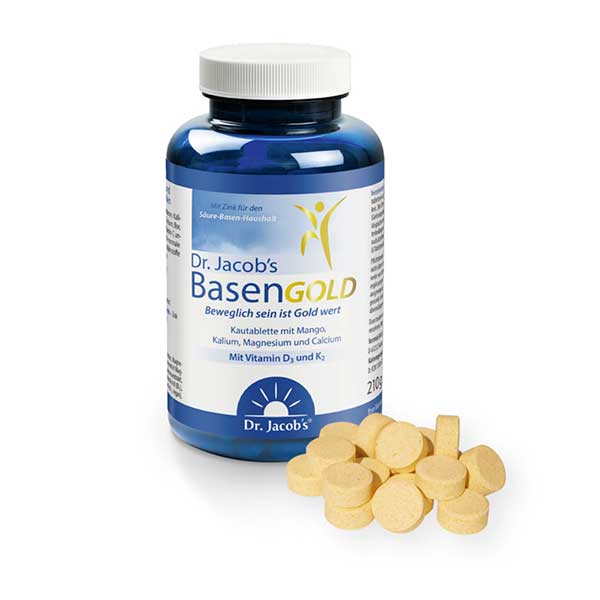 Таблетки для минерального баланса BASENGOLD Dr.Jacobs Kautabletten 126 шт Dr.Jacobs Таблетки для минерального баланса BASENGOLD Dr.Jacobs Kautabletten 126 шт Dr.Jacobs