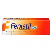 Охлаждающий гель с антиаллергическим агентом от зуда и жжения FENISTIL Gel 50 гр FENISTIL