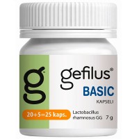 Капсулы с молочнокислыми бактериями Gefilus LGG Basic 20 шт. Gefilus Капсулы с молочнокислыми бактериями Gefilus LGG Basic 20 шт. Gefilus
