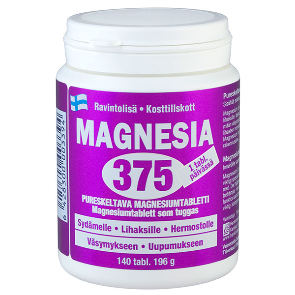 Витамины с магнием MAGNESIA 375 мг 140 таблеток Hankintatukku Витамины с магнием MAGNESIA 375 мг 140 таблеток Hankintatukku