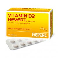 Витамин Д VITAMIN D3 1000 ME HEVERT Tabletten 100 таблеток HEVERT Витамин Д VITAMIN D3 1000 ME HEVERT Tabletten 100 таблеток HEVERT