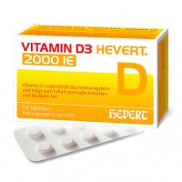Витамин Д VITAMIN D3 2000 ME HEVERT Tabletten 120 таблеток HEVERT Витамин Д VITAMIN D3 2000 ME HEVERT Tabletten 120 таблеток HEVERT