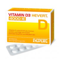 Витамин Д VITAMIN D3 4000 ME HEVERT Tabletten 90 таблеток HEVERT Витамин Д VITAMIN D3 4000 ME HEVERT Tabletten 90 таблеток HEVERT