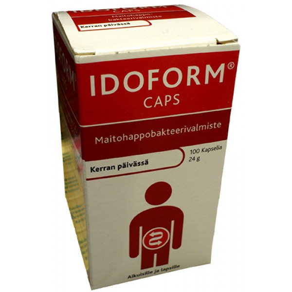 Капсулы с молочно-кислыми бактериями IDOFORM CAPS, 100 шт. Idoform Капсулы с молочно-кислыми бактериями IDOFORM CAPS, 100 шт. Idoform
