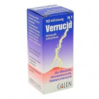 Раствор от бородавок и мозолей VERRUCID Lösung 10 мл INFECTOPHARM Раствор от бородавок и мозолей VERRUCID Lösung 10 мл INFECTOPHARM