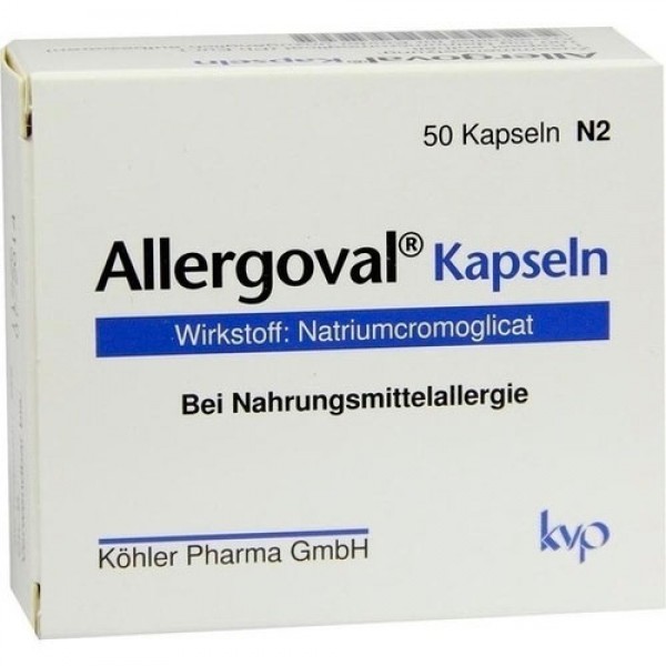 Капсулы для профилактики пищевой аллергии ALLERGOVAL Kapseln 50 шт Kohler Капсулы для профилактики пищевой аллергии ALLERGOVAL Kapseln 50 шт Kohler