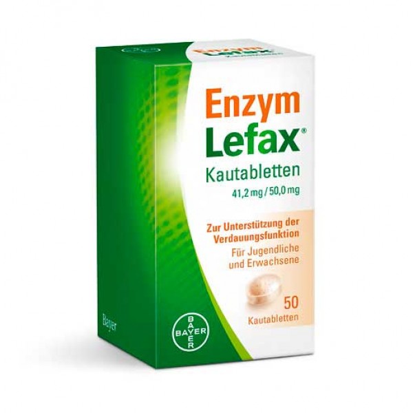 Таблетки жевательные от вздутия живота ENZYM LEFAX Kautabletten 50 шт Lefax Таблетки жевательные от вздутия живота ENZYM LEFAX Kautabletten 50 шт Lefax