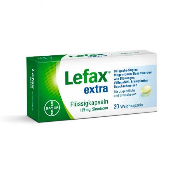 Капсулы жидкие от вздутия живота LEFAX extra Flüssig Kapseln 20 шт Lefax Капсулы жидкие от вздутия живота LEFAX extra Flüssig Kapseln 20 шт Lefax