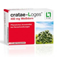 Экстракт из трав для укрепления сердца CRATAE-LOGES 450 mg Weißdorn Filmtabletten 200 шт Loges