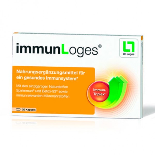 Комплекс витаминов для иммунной системы IMMUN LOGES Kapseln 20 капсул Loges Комплекс витаминов для иммунной системы IMMUN LOGES Kapseln 20 капсул Loges