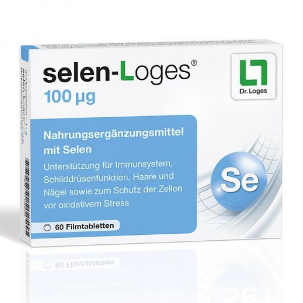 Пищевая добавка с селеном SELEN-LOGES 100 μg Filmtabletten 60 шт Loges Пищевая добавка с селеном SELEN-LOGES 100 μg Filmtabletten 60 шт Loges