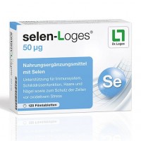 Пищевая добавка с селеном SELEN-LOGES 50 μg Filmtabletten 120 шт Loges