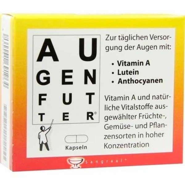 Витамины для глаз AUGENFUTTER Kapseln 20 капсул Lucien Ortscheit Витамины для глаз AUGENFUTTER Kapseln 20 капсул Lucien Ortscheit
