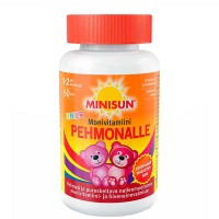 Жевательные мультивитамины  для детей мишки PEHMONALLE MONIVITAMIINI JUNIOR PEHMEA 60 шт Minisun