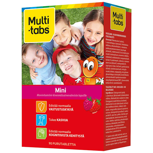 Витамин Mini малина-клубника 90 шт. Multi-Tabs Витамин Mini малина-клубника 90 шт. Multi-Tabs