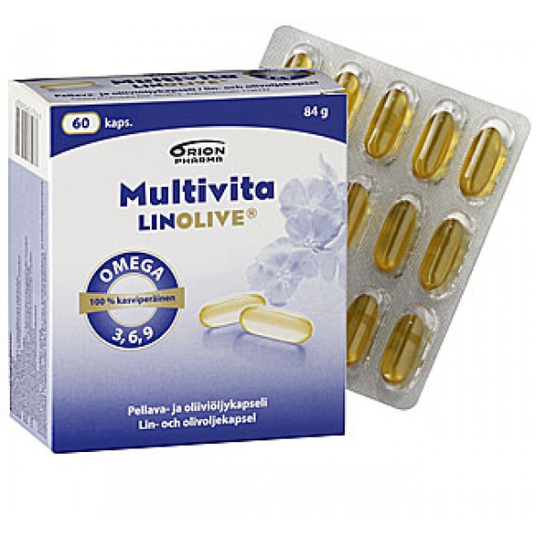 Витамин Multivita Linolive Омега 3 растительные жирные кислоты Витамин Multivita Linolive Омега 3 растительные жирные кислоты