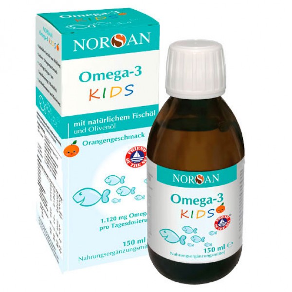 Рыбий жир для детей NORSAN Omega-3 Kids flüssig 150 мл NORSAN Рыбий жир для детей NORSAN Omega-3 Kids flüssig 150 мл NORSAN