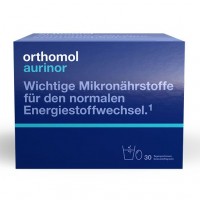 Пищевая добавка для поддержания нормального энергетического обмена ORTHOMOL aurinor Granulat/Kaps.Kombipack. 30 шт ORTHOMOL