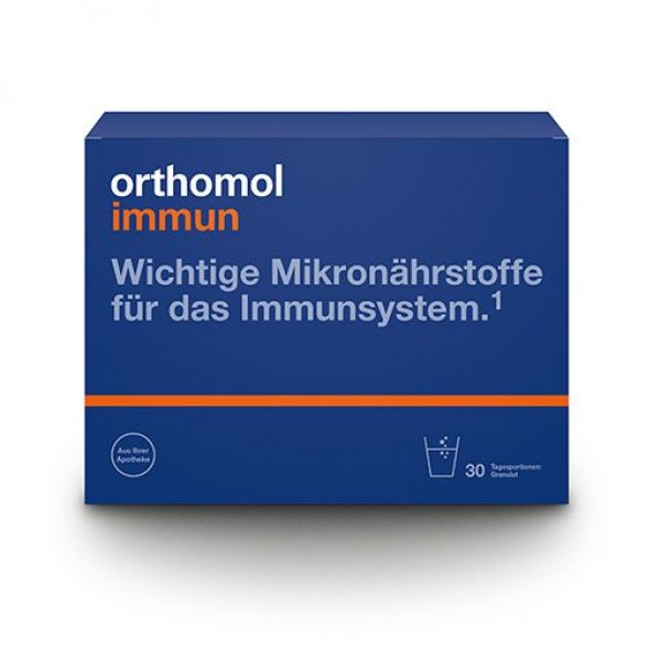 Биодобавка для иммунитета в гранулах ORTHOMOL Immun Granulat Beutel 30 шт ORTHOMOL Биодобавка для иммунитета в гранулах ORTHOMOL Immun Granulat Beutel 30 шт ORTHOMOL