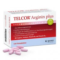 Витамины B c Аргинином TELCOR Arginin plus Filmtabletten 120 шт Quiris Healthcare