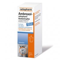 Средство от кашля AMBROXOL-ratiopharm Hustentropfen 100 мл RatioPharm Средство от кашля AMBROXOL-ratiopharm Hustentropfen 100 мл RatioPharm