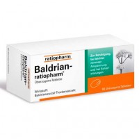 Экстракт корня валерианы BALDRIAN-RATIOPHARM überzogene Tabletten 60 шт RatioPharm