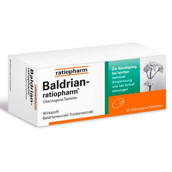 Экстракт корня валерианы BALDRIAN-RATIOPHARM überzogene Tabletten 60 шт RatioPharm Экстракт корня валерианы BALDRIAN-RATIOPHARM überzogene Tabletten 60 шт RatioPharm