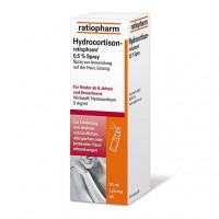 Спрей от ожогов и воспалений кожи HYDROCORTISON-ratiopharm 0,5% Spray 30 мл RatioPharm Спрей от ожогов и воспалений кожи HYDROCORTISON-ratiopharm 0,5% Spray 30 мл RatioPharm