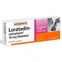 Таблетки от аллергии LORATADIN-ratiopharm 10 mg Tabletten 20 шт RatioPharm