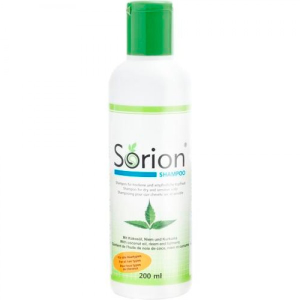 Шампунь для ухода за кожей головы при псориазе нейродермите и экземе SORION Shampoo 200 мл Ruehe Шампунь для ухода за кожей головы при псориазе нейродермите и экземе SORION Shampoo 200 мл Ruehe