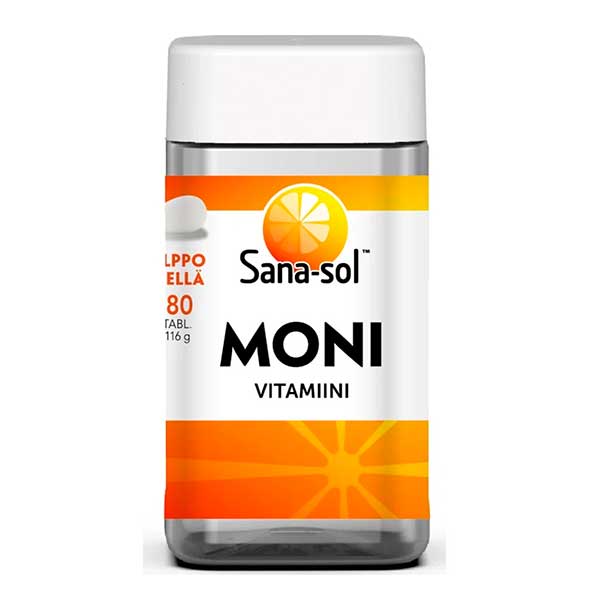 Mультивитамины Moni-vitamiini 180 таблеток Sana-Sol Mультивитамины Moni-vitamiini 180 таблеток Sana-Sol