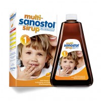 Сироп мультивитаминный без сахара для маленьких детей от 1 года MULTI SANOSTOL Sirup ohne Zuckerzusatz 260 гр Sanostol