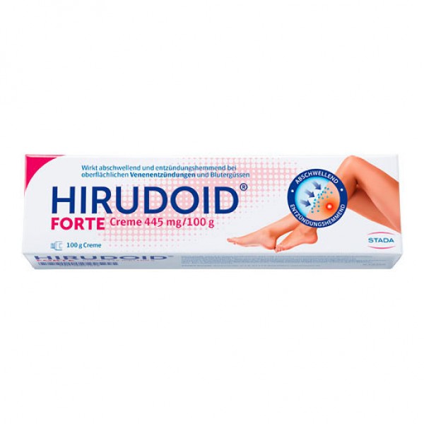 Крем ГИРУДОИД ФОРТЕ от отеков HIRUDOID forte Creme 445 mg/100 g 100 гр Stada Крем ГИРУДОИД ФОРТЕ от отеков HIRUDOID forte Creme 445 mg/100 g 100 гр Stada