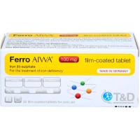 Таблетки при дефиците железа FERRO AIWA 100 mg Filmtabletten 50 шт T & D Pharma