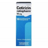 Таблетки от аллергии CETIRIZIN 10 мг 10 шт RatioPharm