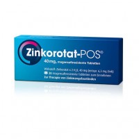 Таблетки для лечения дефицита цинка ZINKOROTAT POS magensaftresistente Tabletten 20 шт URSAPHARM