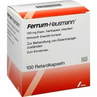 Капсулы с железом FERRUM HAUSMANN Retardkapseln 100 шт Vifor Pharma