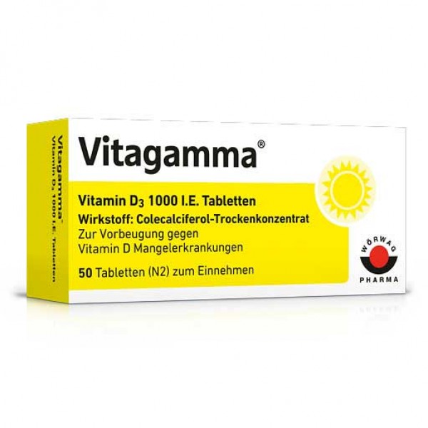 Витамин Д3 1000 ME VITAGAMMA Vitamin D3 1.000 I. E. Tabletten 100 таблеток VITAGAMMA Витамин Д3 1000 ME VITAGAMMA Vitamin D3 1.000 I. E. Tabletten 100 таблеток VITAGAMMA
