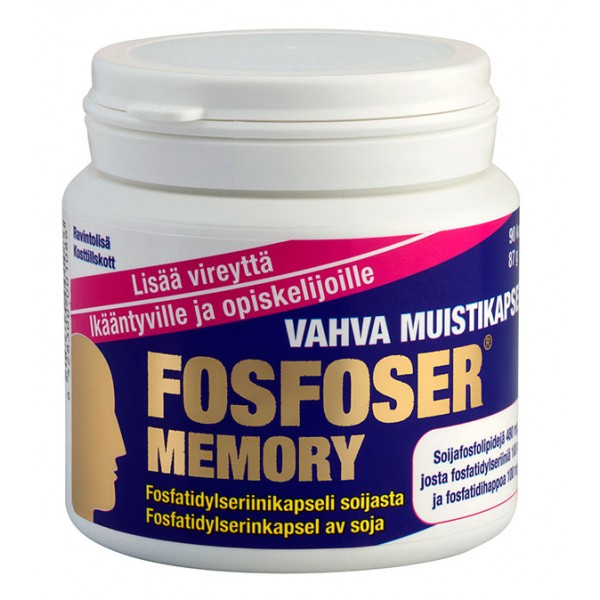 Витамины для улучшения памяти Fosfoser Memory 90 касул Hankintatukku Витамины для улучшения памяти Fosfoser Memory 90 касул Hankintatukku