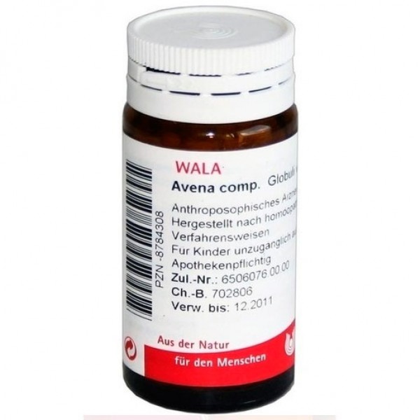 Гранулы для спокойного сна AVENA COMP Globuli 20 гр WALA Гранулы для спокойного сна AVENA COMP Globuli 20 гр WALA