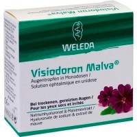 Капли для глаз от сухости и раздражения VISIODORON Malva Augentropfen in Einzeldosispipet. 20 X 0,4 мл Weleda